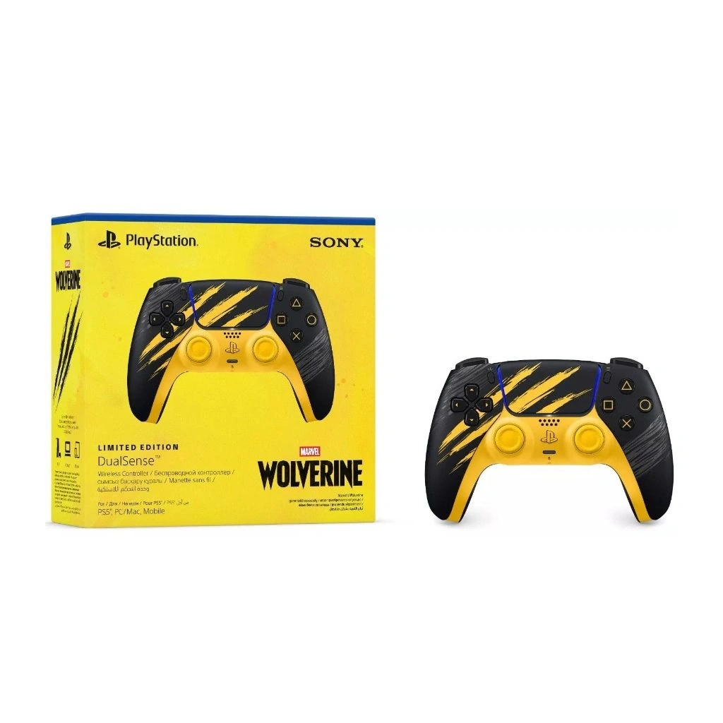 PS5 DualSense Marvel’s Wolverine Battle Yellow Limited Edition Controller