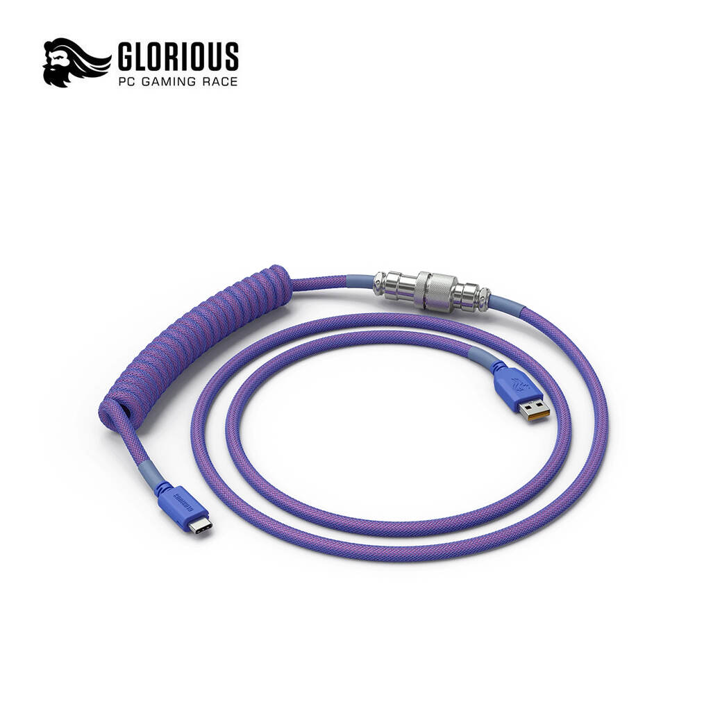 Glorious Coiled Keyboard Cable - Nebula