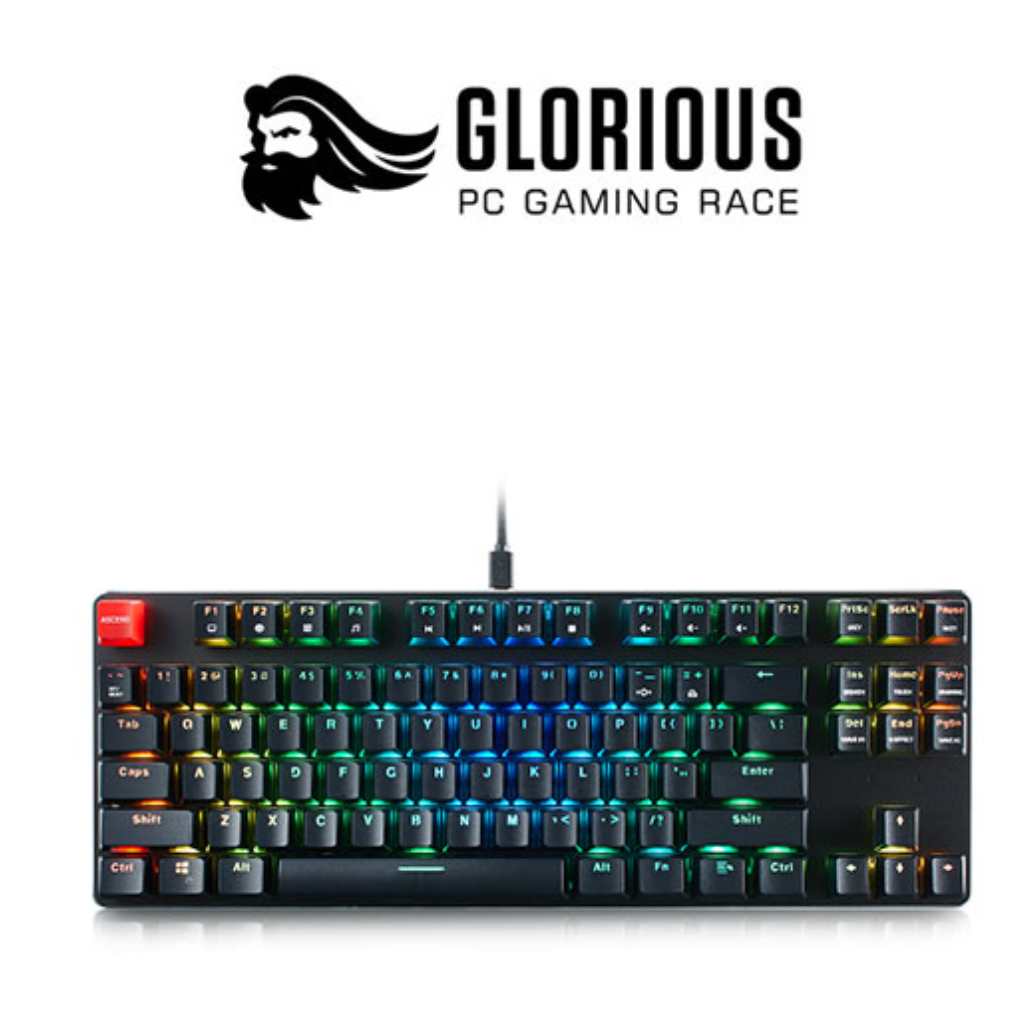 Glorious Keyboard TKL- PreBuilt - Black