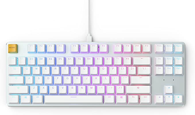 Glorious Keyboard TKL- PreBuilt - White