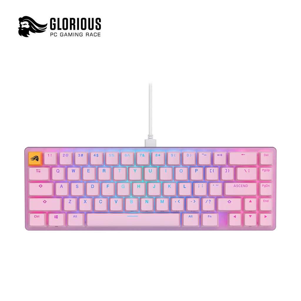 Glorious Keyboard V2 Compact- PreBuilt - Pink