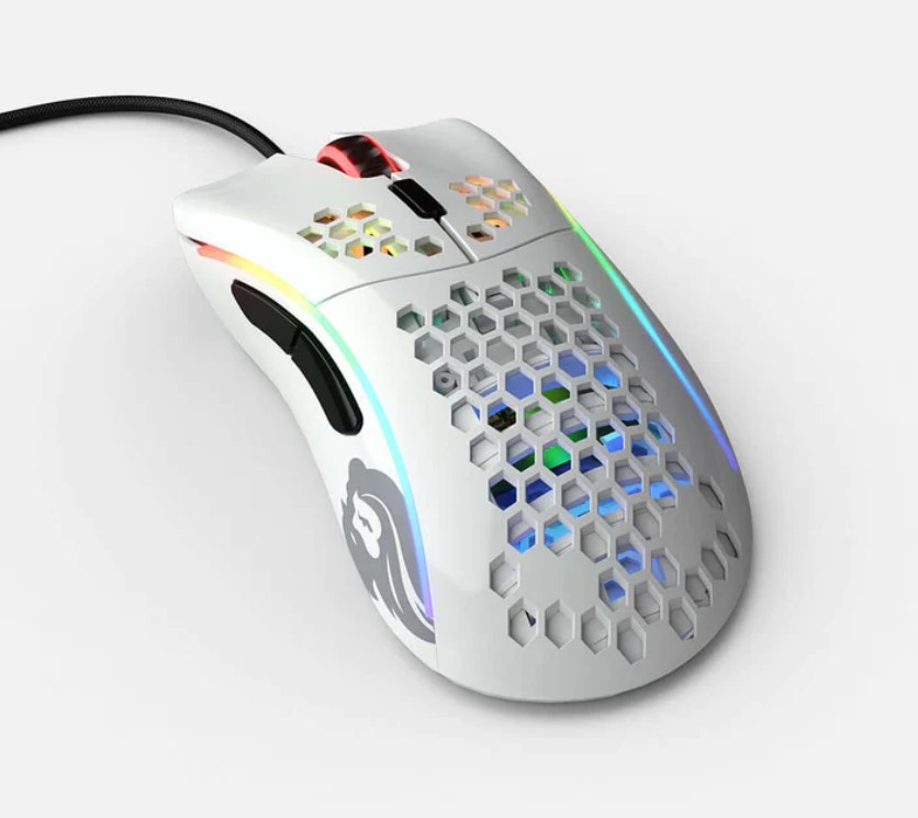 Glorious Model D- RGB Gaming Mouse - Glossy White