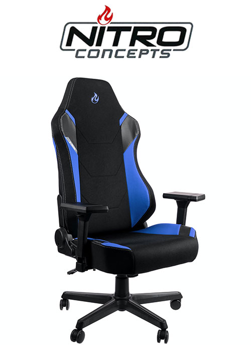 Nitro Concepts X1000 - Black/Blue Gaming chair