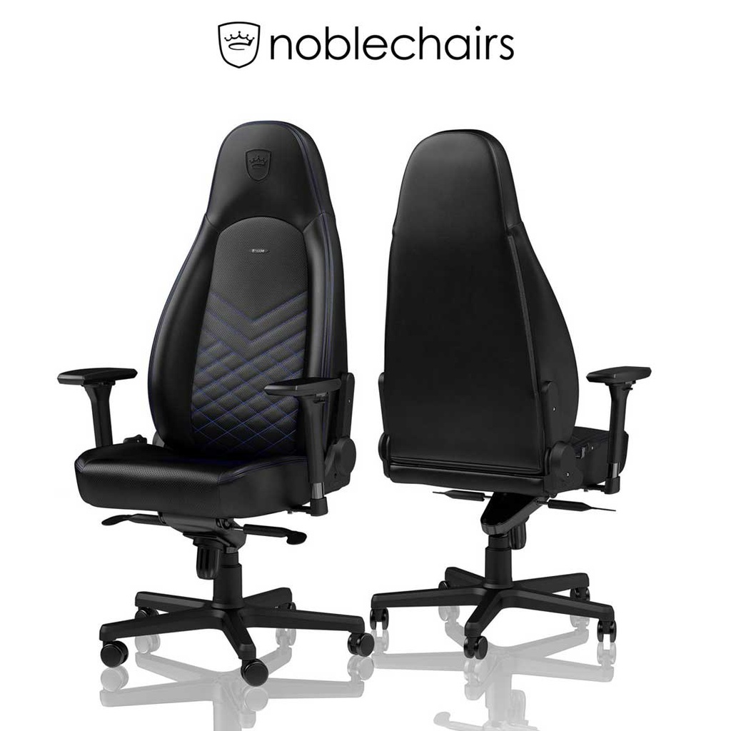 Noblechairs ICON Gaming Chair - Black/Blue