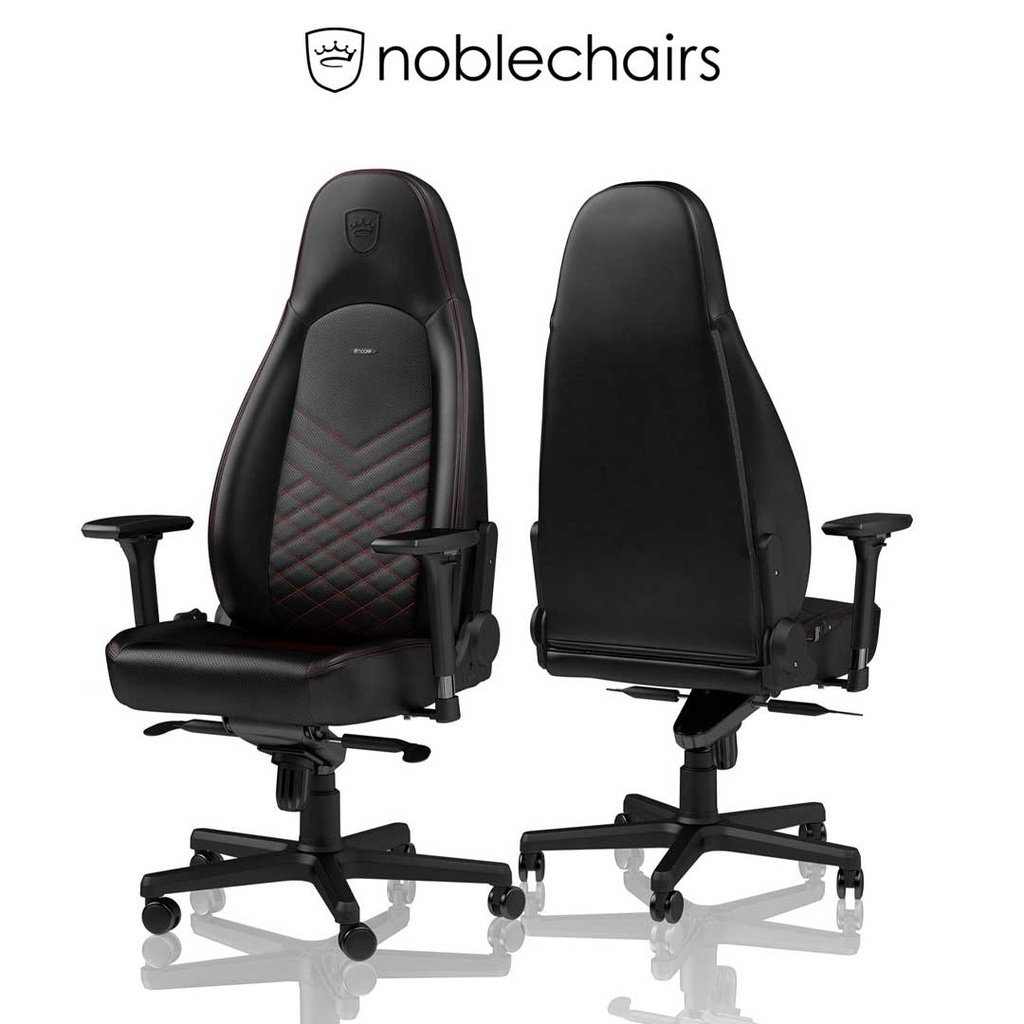 Noblechairs ICON Gaming Chair - Black/Red