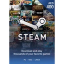 Steam Wallet Card Digital AED 400 - Gift Card