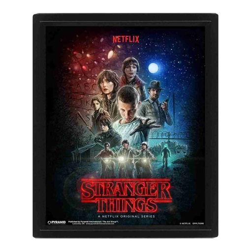 [11501] Pyramid - Stranger Things - 3D Frame