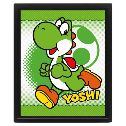[11504] Pyramid - Super Mario - Mario Yoshi Flip - 3D Frame