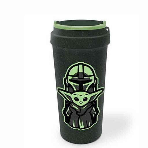 [11528] Pyramid - Star Wars: The Mandalorian Eco Bottle 16Oz Insulated Bottle - Official Merchandise