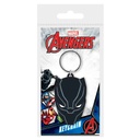 Pyramid - Black Panther Rubber Keychain