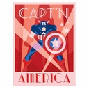 Pyramid - Marvel Deco - Captain America - 30X40 Frame