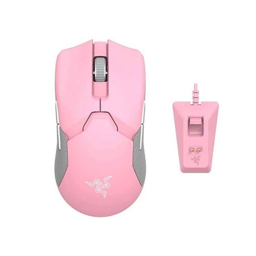 [13752] Razer Viper Ultimate with Charging Dock Quartz Gaming Mouse