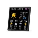 Divoom Pixoo64 64x64 Pixel Art LED Display Social Media Counter - Black