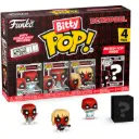 Bitty Pop! Marvel: Deadpool - Sleepover 4PK