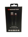 Monster U Link AC710 Data Charging Cable Black