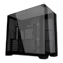 Lian Li O11 Vision Compact Dual-Chamber Mid-Tower Triple Tempered Glass ATX Case - Black