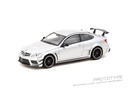 Tarmac Works 1/64 Mercedes-Benz C 63 AMG Coupe Black Series Silver Metallic Global64  Diecast Car