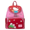 Loungefly! Leather: Sanrio Hello Kitty and Friends Color Block Mini Backpack 