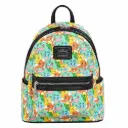 Loungefly! Leather: Pokemon Multi Character All-over-print Mini Backpack 