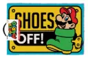 Pyramid Super Mario Shoes Off Colour Doormat 