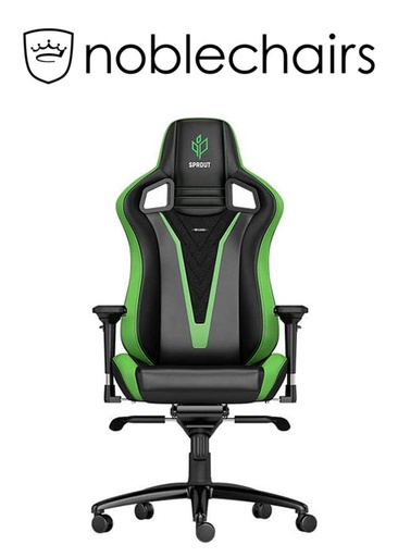 [1041] Noblechairs EPIC Series - Sprout Edition - Black/Green