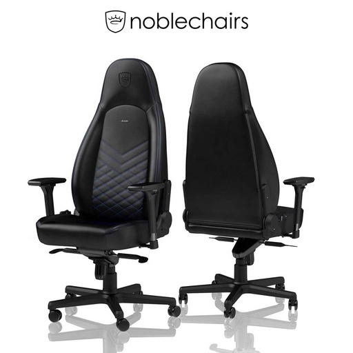 [1056] Noblechairs ICON Gaming Chair - Black/Blue